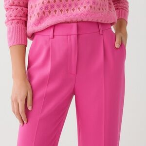 J. Crew essential city pant crepe size 6 azalea pink bn157 trousers career